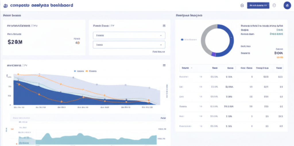 Dashboard di analisi della concorrenza in PriceBook